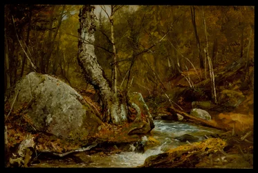 Skovinteriør, ca. 1850-55